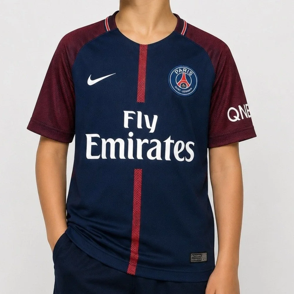 Nike PSG Neymar Jr 10 Youth 24 Dri-FIT Soccer Jersey Paris Saint-Germain Blue XS